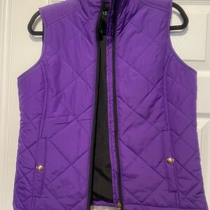 Lauren Ralph Lauren Quilted Purple Packable Vest